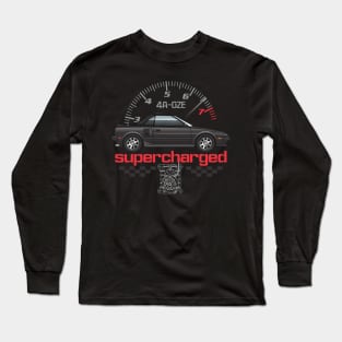 Supercharged-Black Long Sleeve T-Shirt